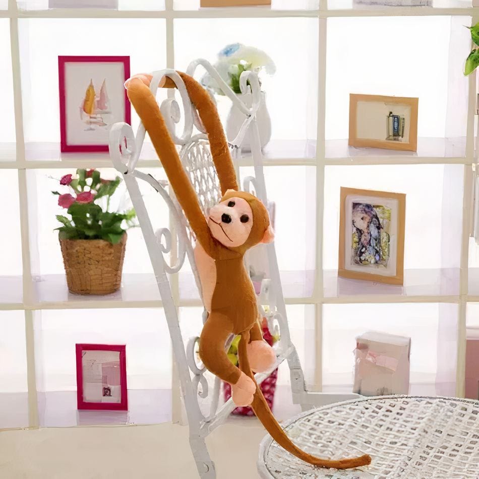 La Peluche Peluche singe kawaii longue queue
