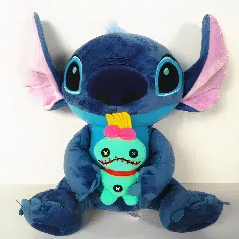 La Peluche Peluche Stitch avec Scrump