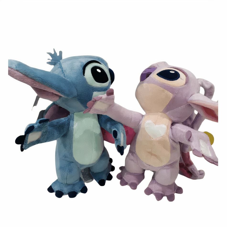 La Peluche Peluche Stitch et Angel câlin