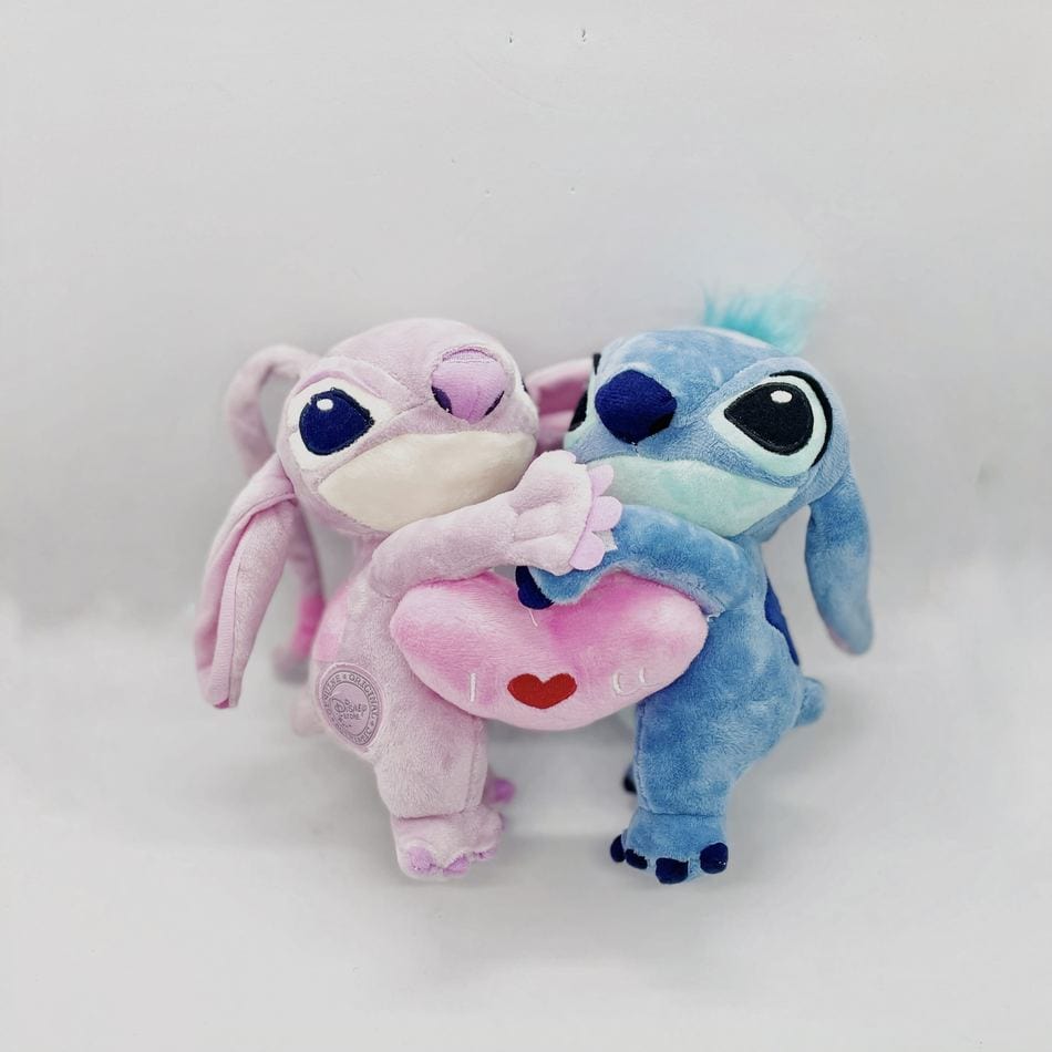 La Peluche Peluche Stitch et Angel câlin