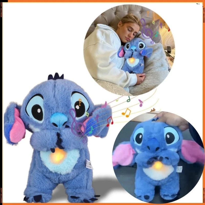 La Peluche Peluche Stitch respirante avec berceuse