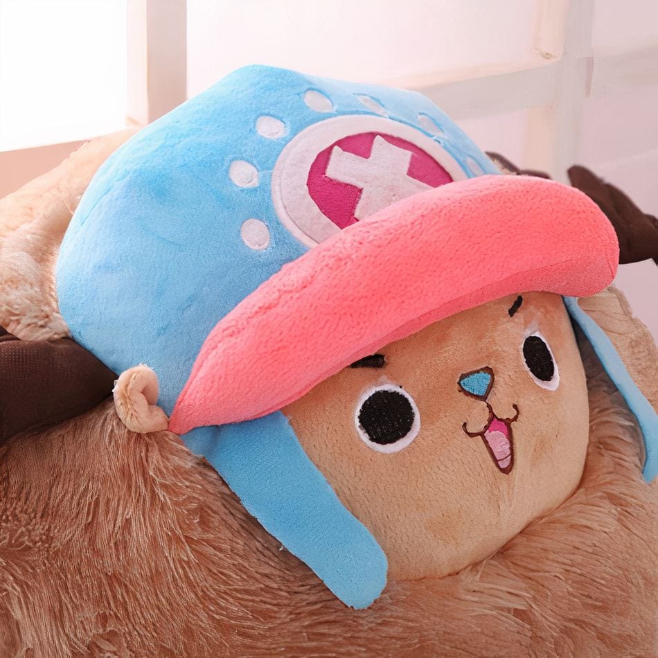 La Peluche Peluche Tony Chopper One Piece bleu en boule