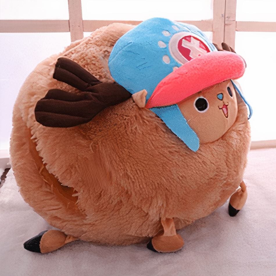 La Peluche Peluche Tony Chopper One Piece bleu en boule
