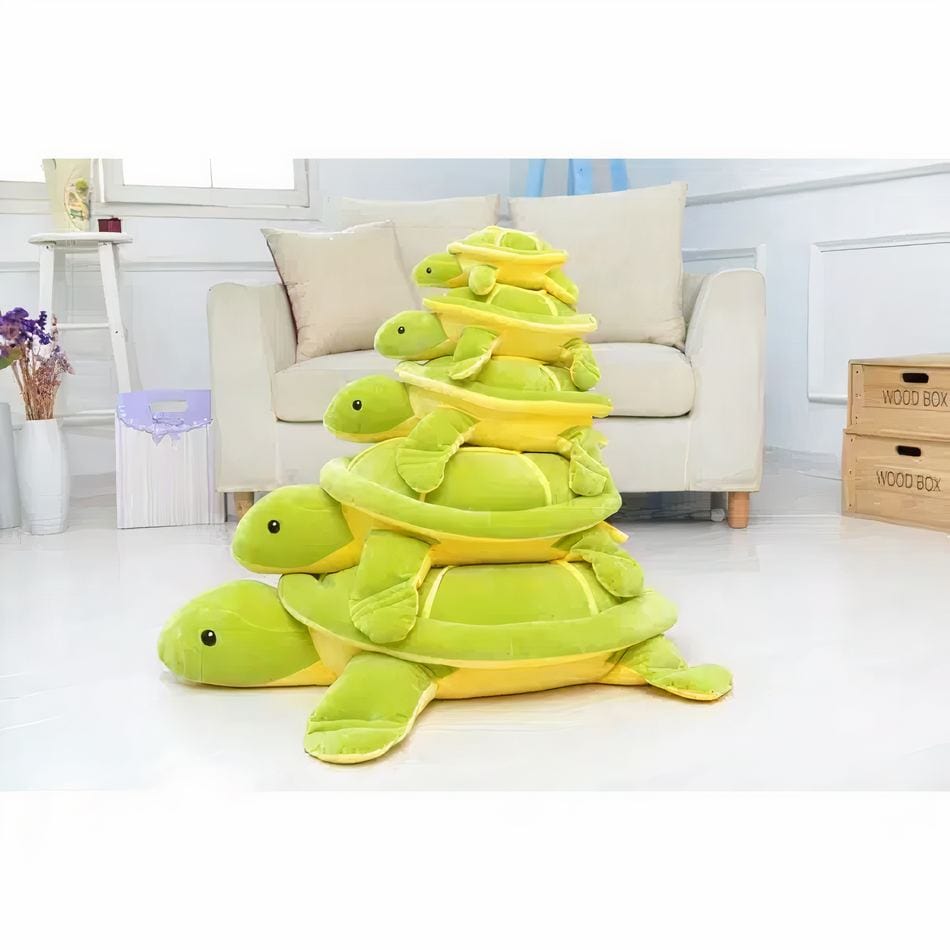 La Peluche Peluche tortue coussin confort
