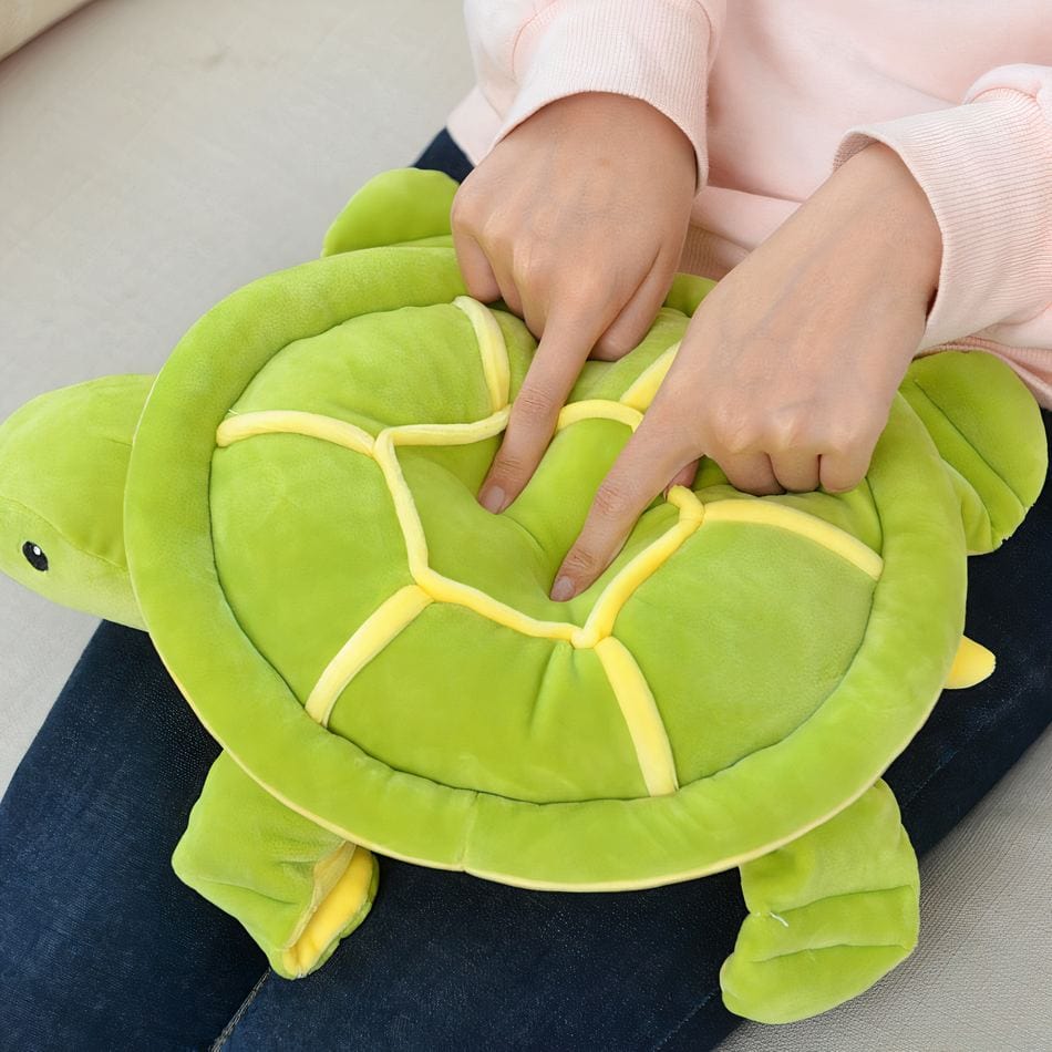 La Peluche Peluche tortue coussin confort