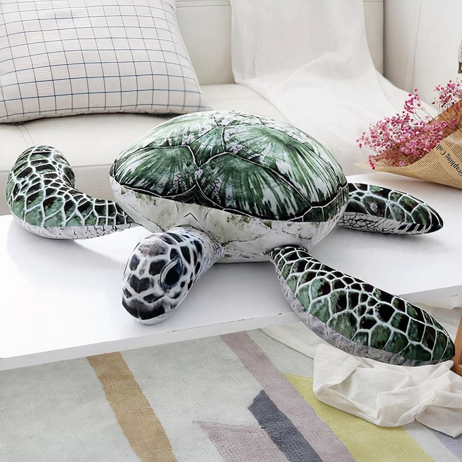 La Peluche Peluche tortue de mer verte