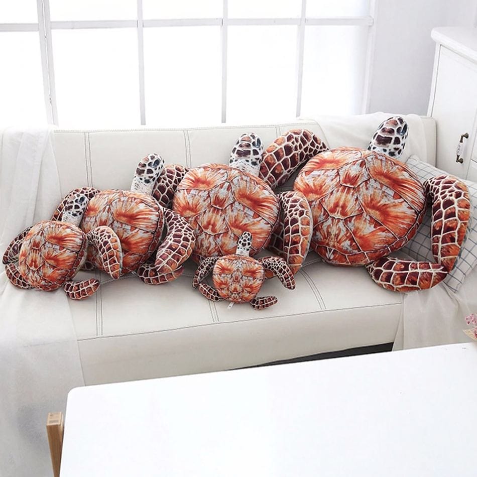 La Peluche Peluche tortue rouge