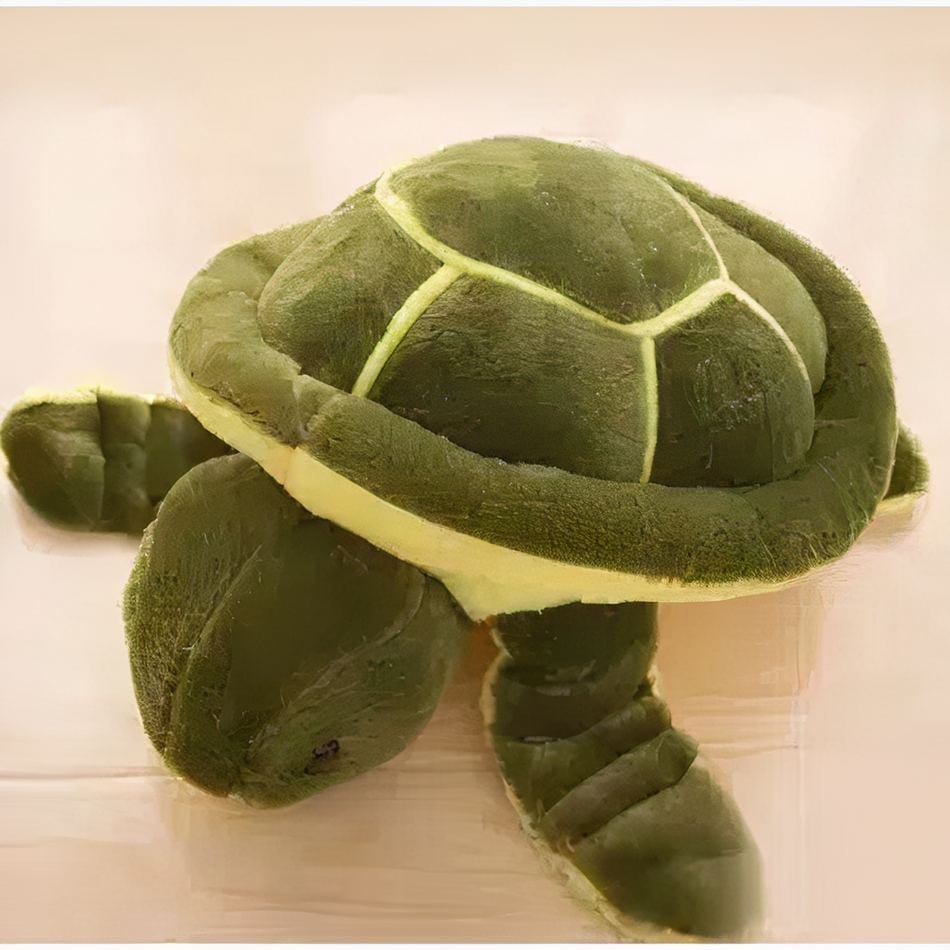 La Peluche Peluche tortue verte