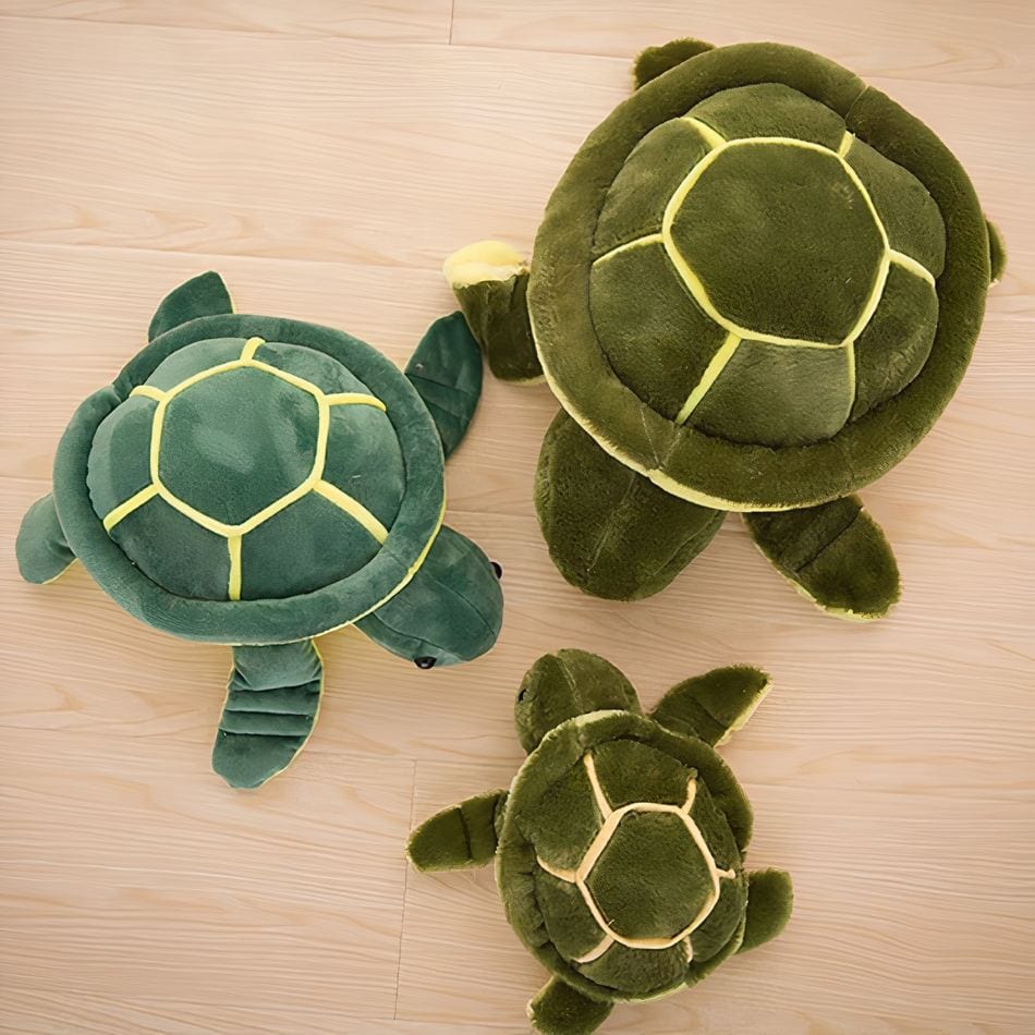 La Peluche Peluche tortue verte
