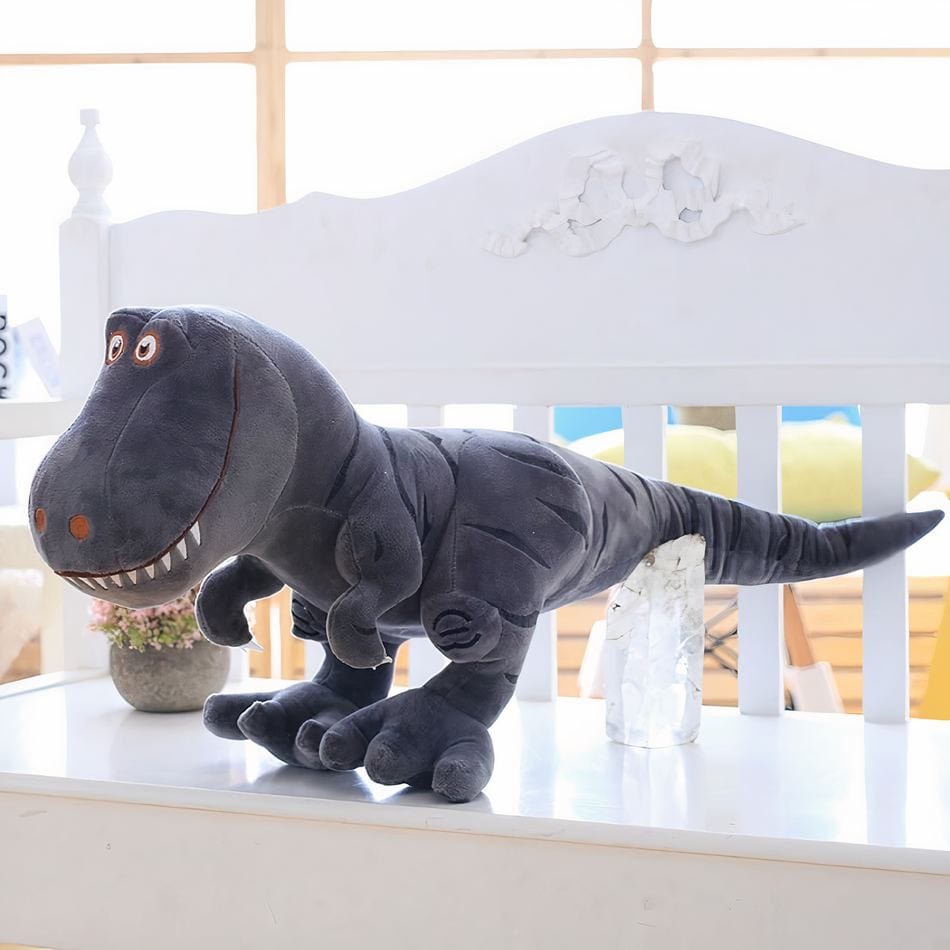 La Peluche Peluche tyrannosaure grise