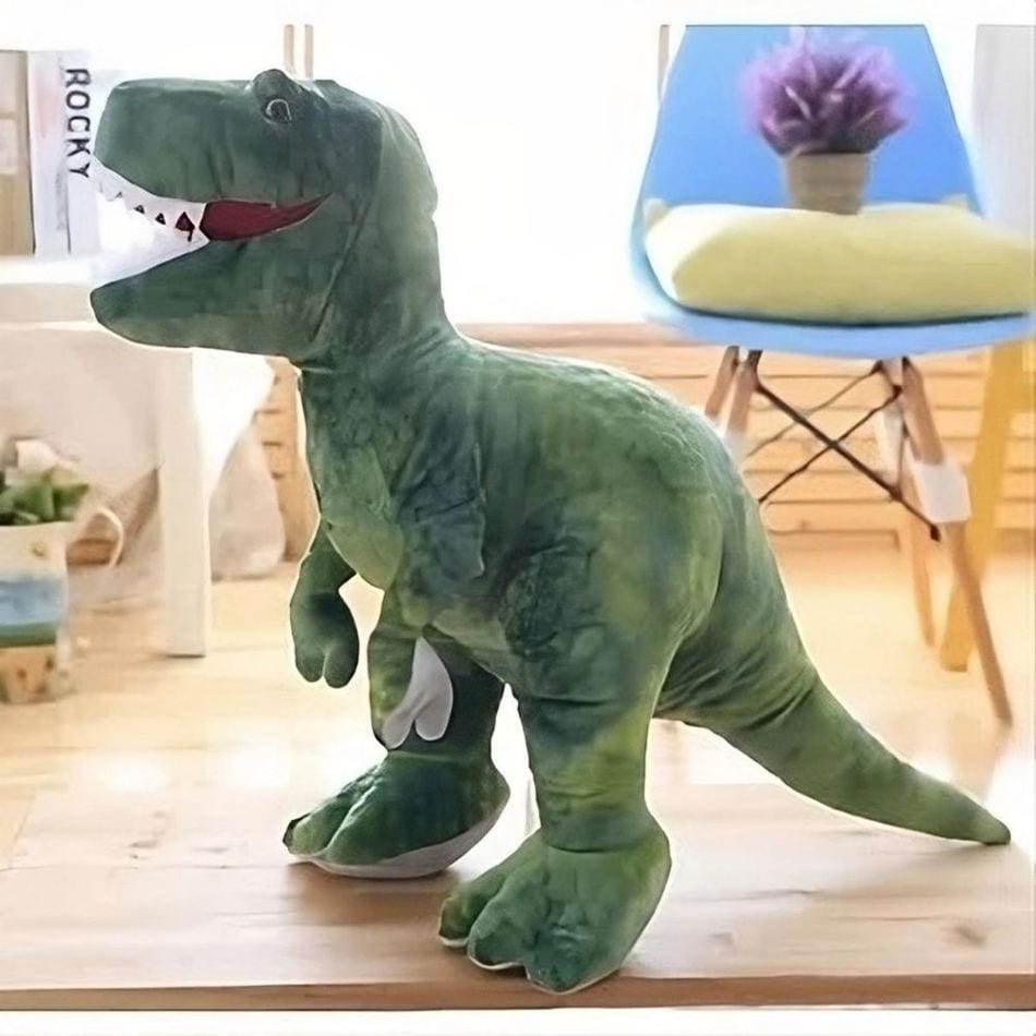 La Peluche Peluche tyrannosaure vert