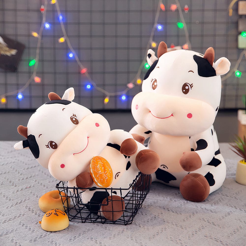 La Peluche Peluche vache bébé