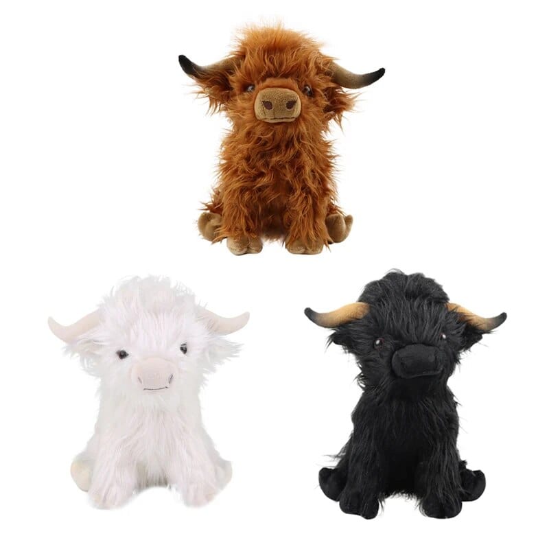La Peluche Peluche vache poilue