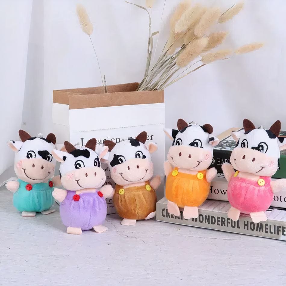 La Peluche Peluche vache porte-clés