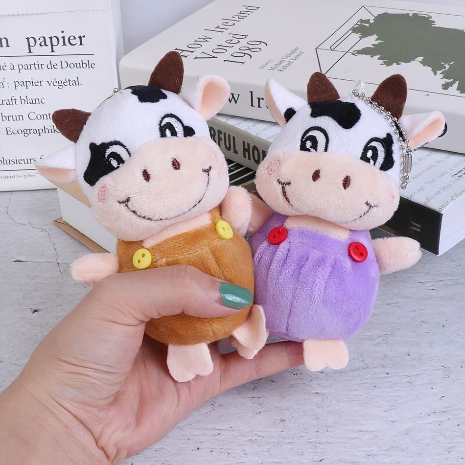 La Peluche Peluche vache porte-clés