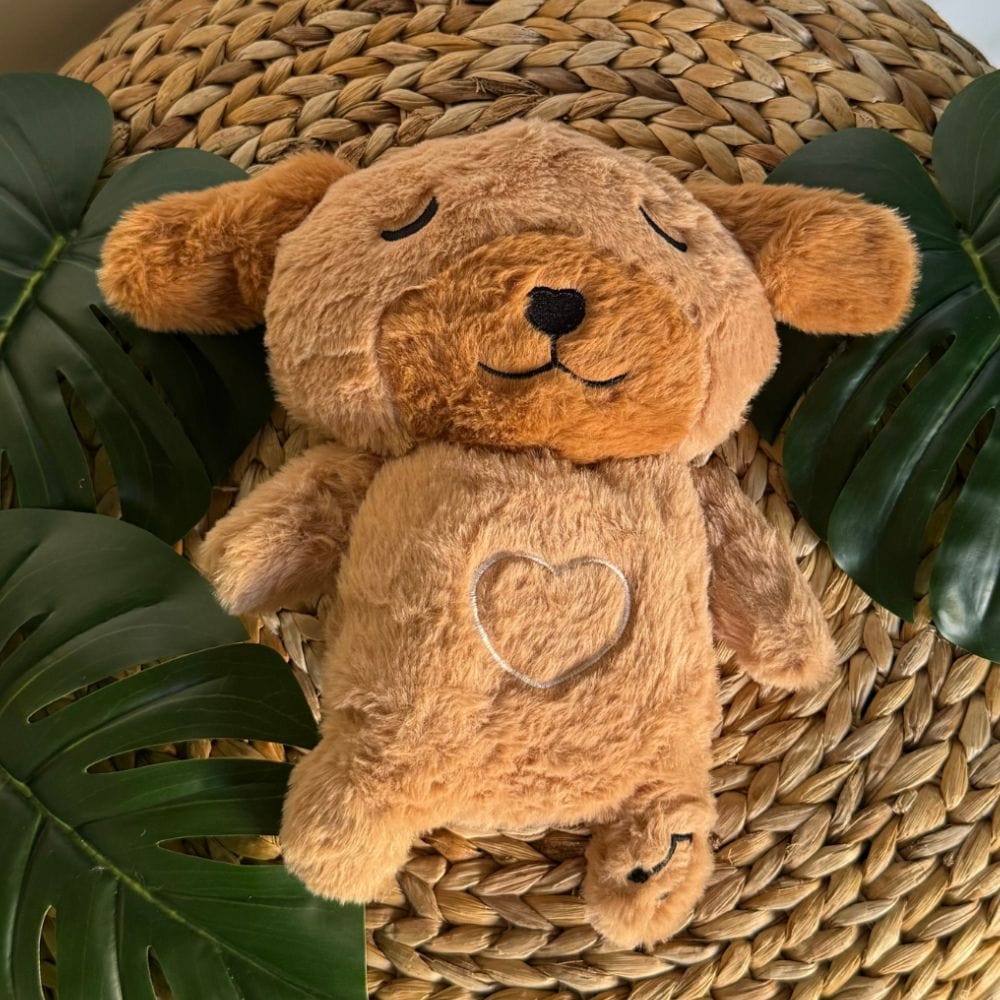 La Peluche Peluche veilleuse chien respirante
