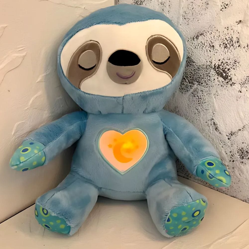 La Peluche Peluche veilleuse paresseux respirante
