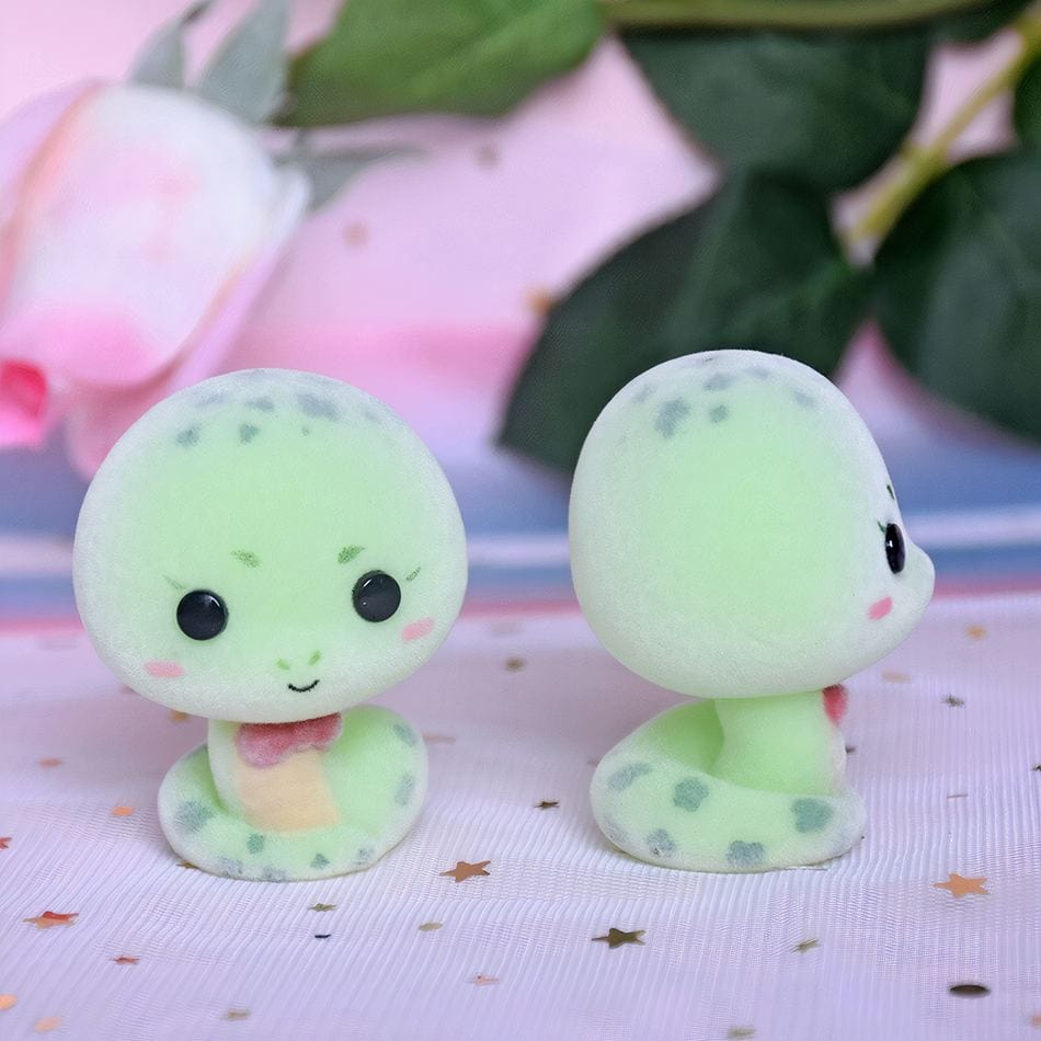 La Peluche Petite peluche serpent vert