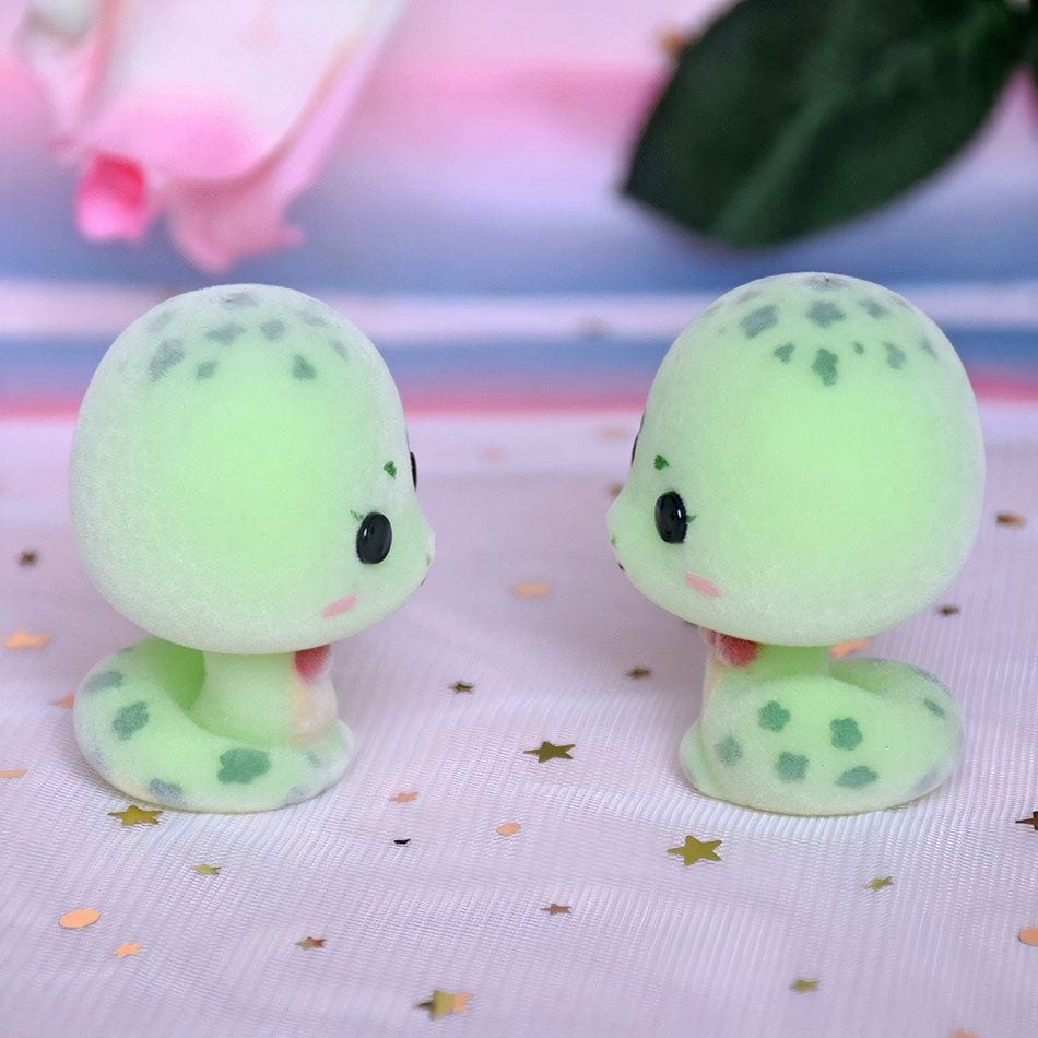 La Peluche Petite peluche serpent vert