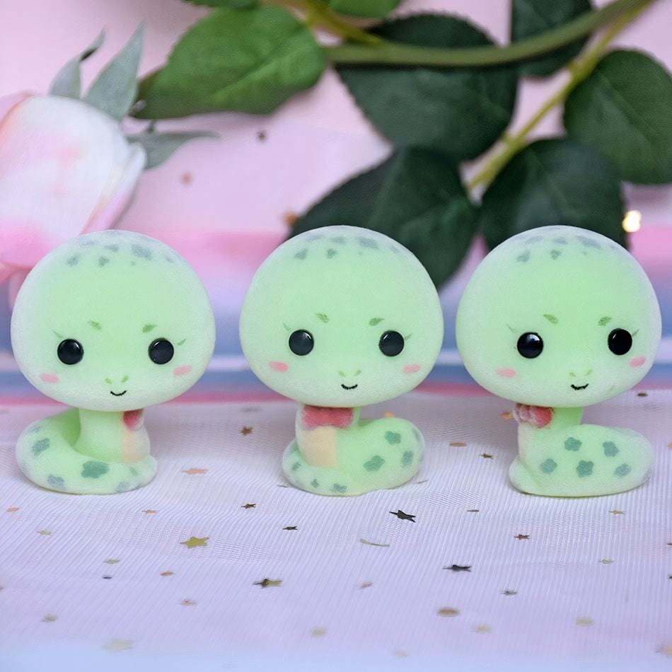 La Peluche Petite peluche serpent vert