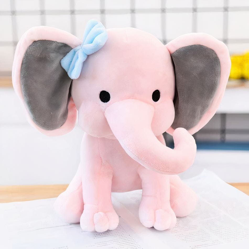La Peluche Rose Peluche éléphant colorée
