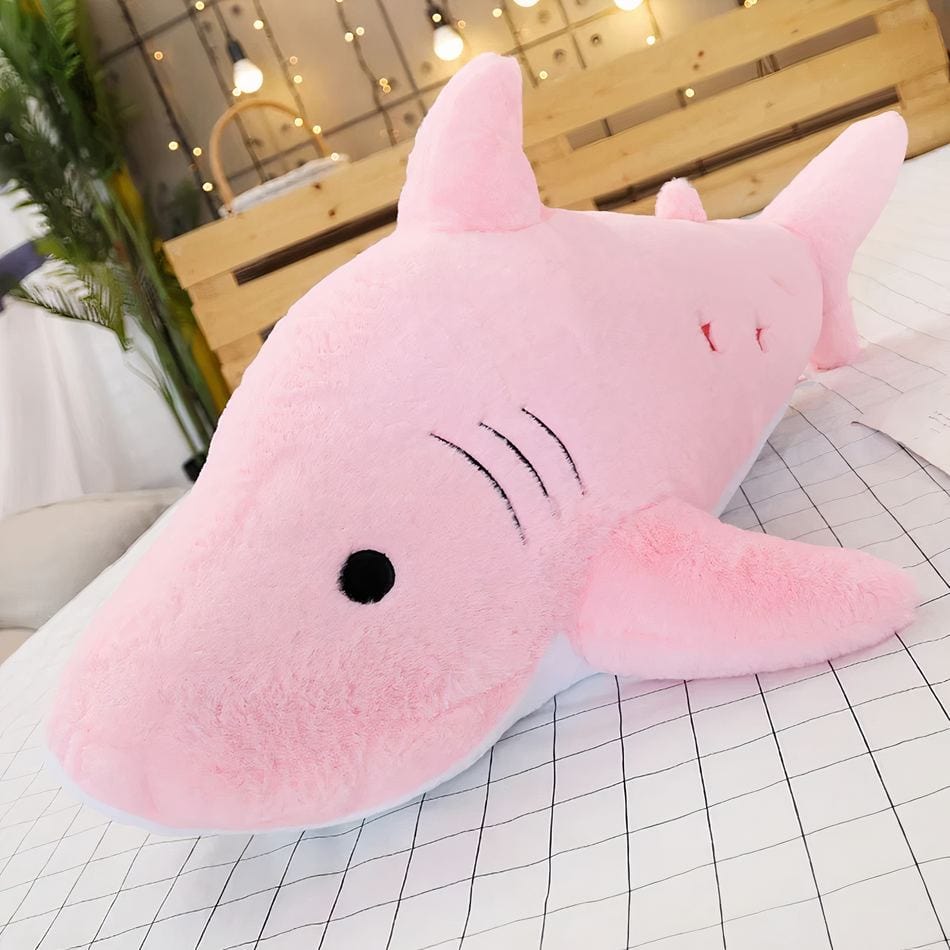La Peluche rose Peluche géante requin copain