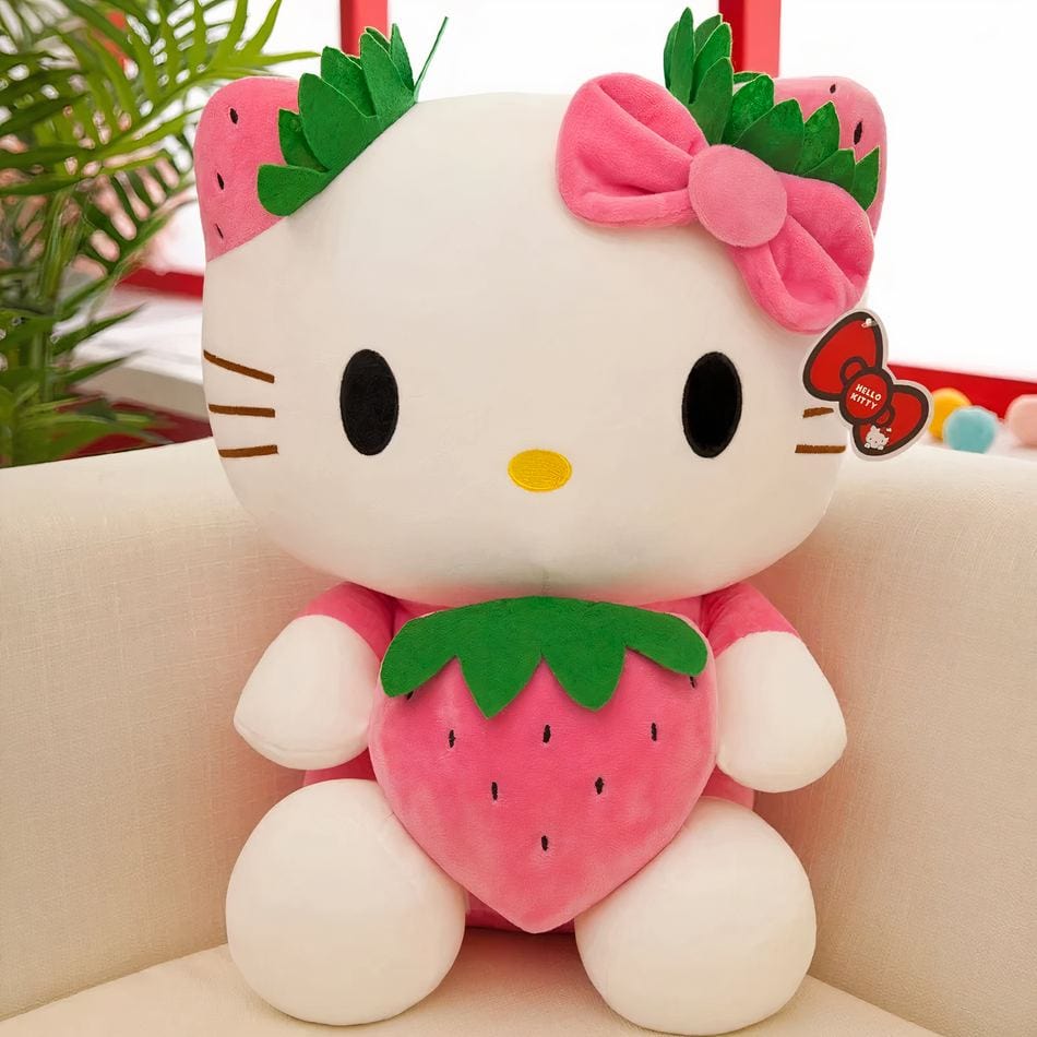 La Peluche Rose Peluche Hello Kitty Kawaii fraise
