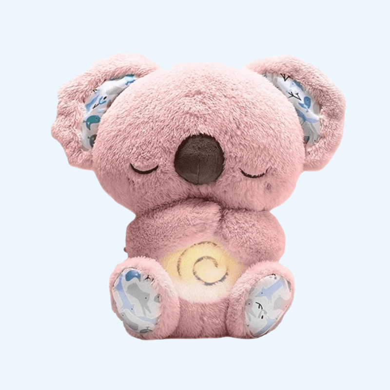 La Peluche Rose Peluche koala respirante avec berceuse relaxante