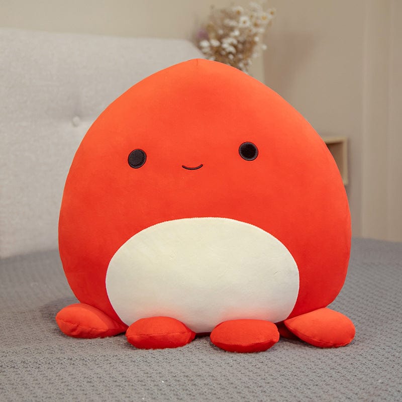 La Peluche Rouge / 25cm Peluche pieuvre oreiller agréable