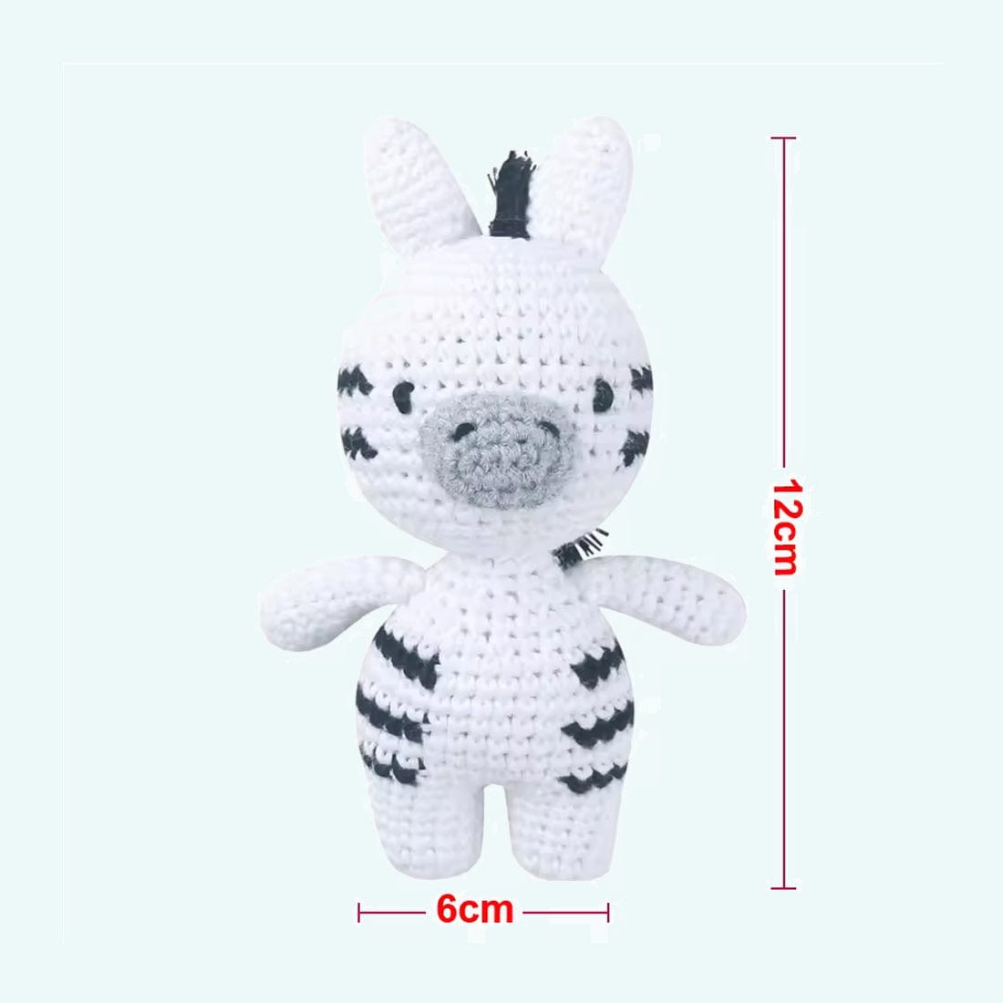 La Peluche Zèbre Peluche animal en crochet