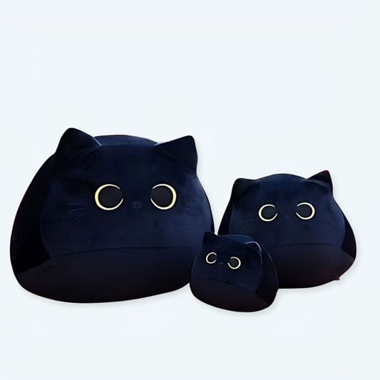 La Peluche 10cm Peluche chaton noir aux grands yeux