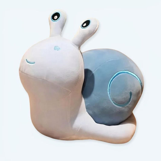 La Peluche 20cm Peluche escargot bleu