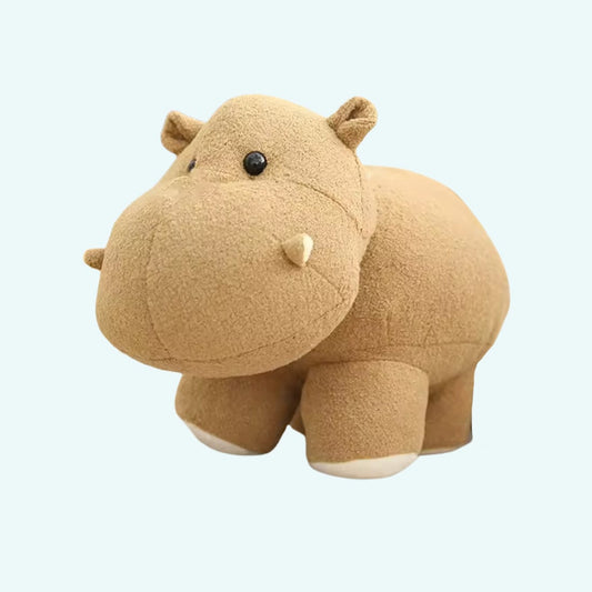 La Peluche 20cm Peluche hippopotame rondelet