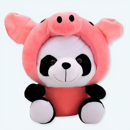 La Peluche 20cm Peluche panda en cochon