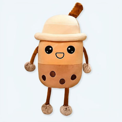 La Peluche 25cm Peluche Bubble Tea Boba heureux