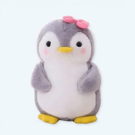 La Peluche 25cm Peluche pingouin avec nœud papillon