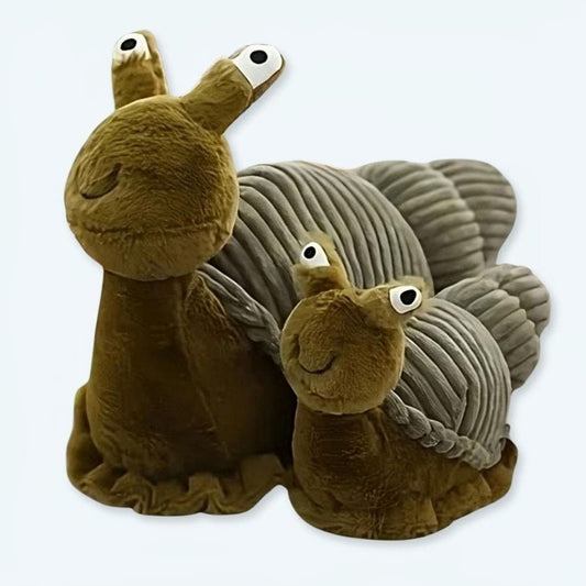 La Peluche 28cm Peluche escargot vert