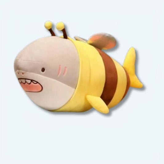 La Peluche 28cm Peluche requin déguisée en abeille