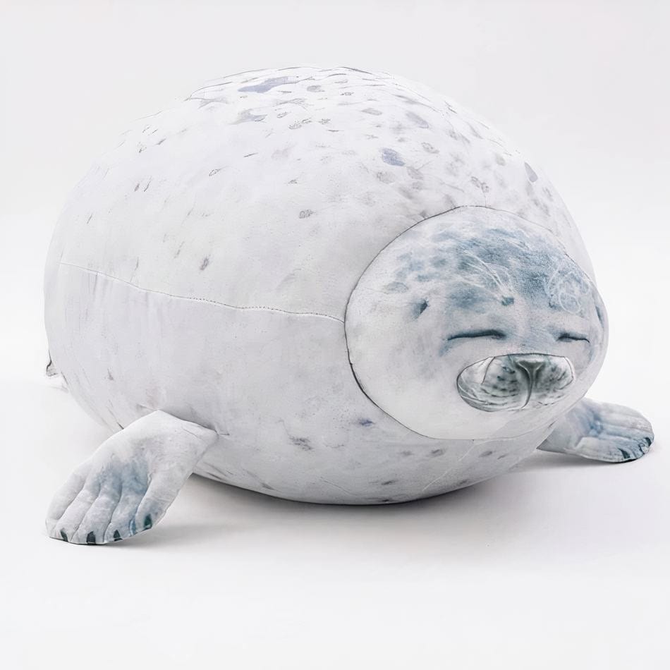 La Peluche 30cm / Blanc Peluche oreiller phoque
