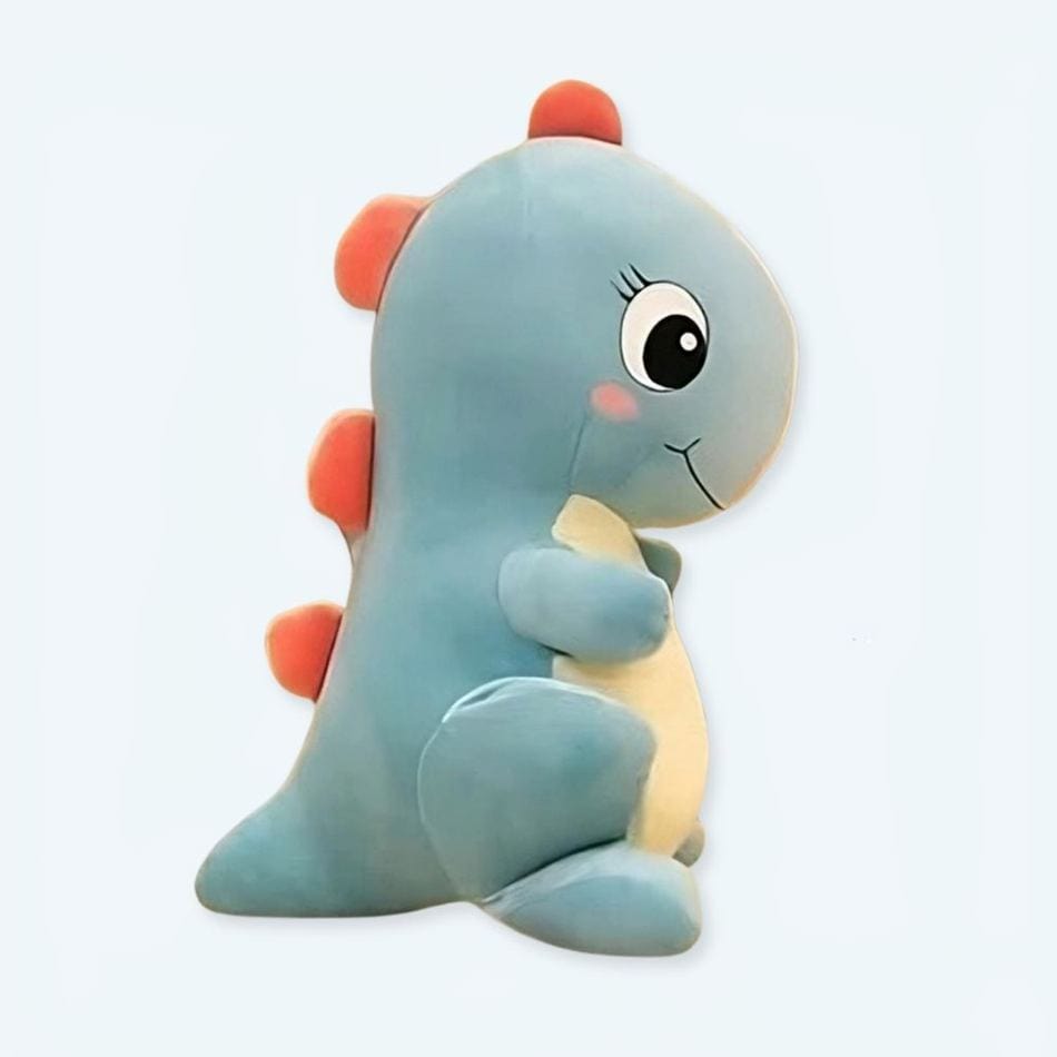 La Peluche 30cm Peluche dinosaure bébé bleu