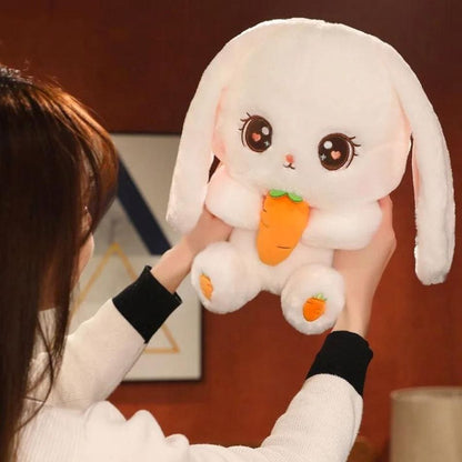 La Peluche 30cm Peluche lapin avec une carotte