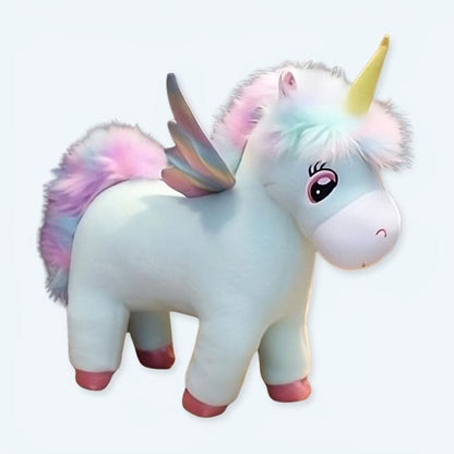 La Peluche 30cm Peluche licorne bleue originale