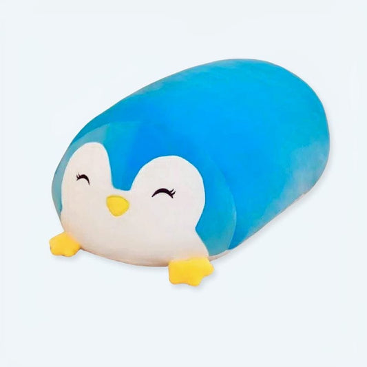 La Peluche 30cm Peluche pingouin oreiller souriant