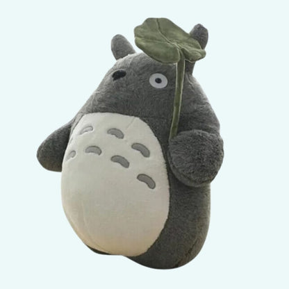 La Peluche 30cm Peluche Totoro avec feuille de lotus