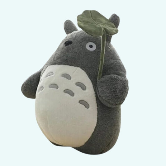 La Peluche 30cm Peluche Totoro avec feuille de lotus