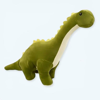 La Peluche 32cm Peluche dinosaure vert