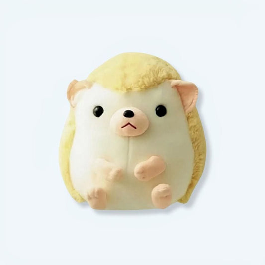 La Peluche 35cm Peluche hérisson adorable jaune