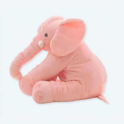 La Peluche 40cm Peluche éléphant oreiller rose
