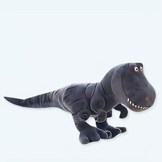 La Peluche 40cm Peluche tyrannosaure grise