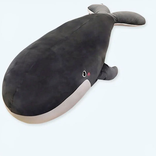 La Peluche 50cm Peluche baleine géante grise